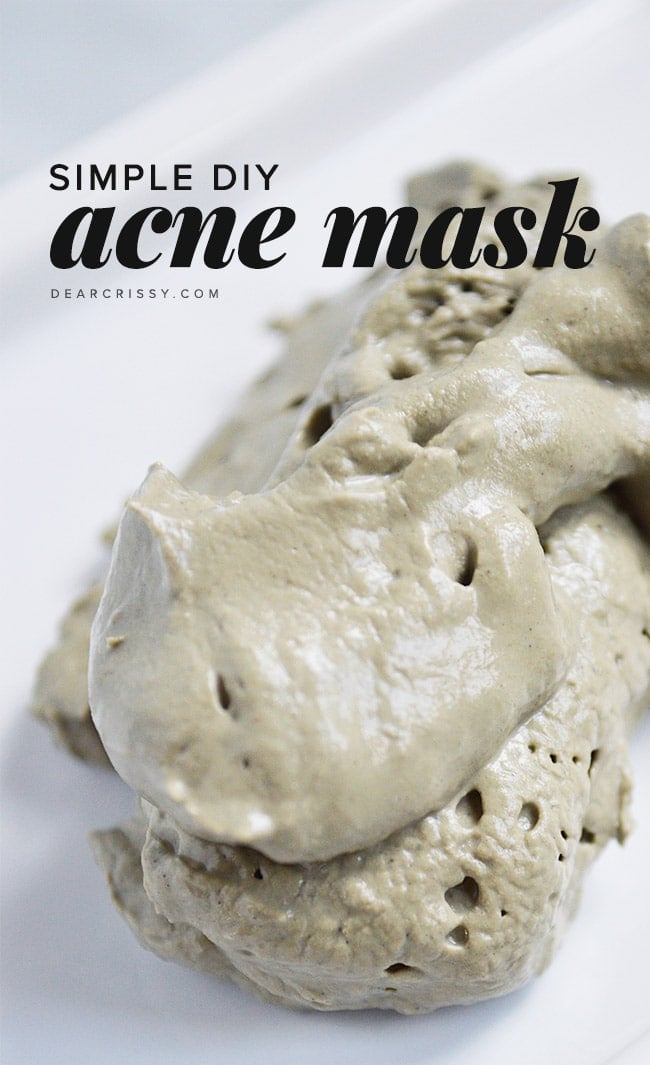 includes face Acne acne for only diy  mask redness simple homemade â€”  mask mask recipe This