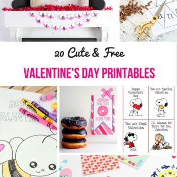 Free Valentine's Day Printables - Check out these cute and sweet free printables for Valentine's Day!