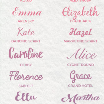 Best Free Script Fonts - You're going to love all of these gorgeous free script fonts!