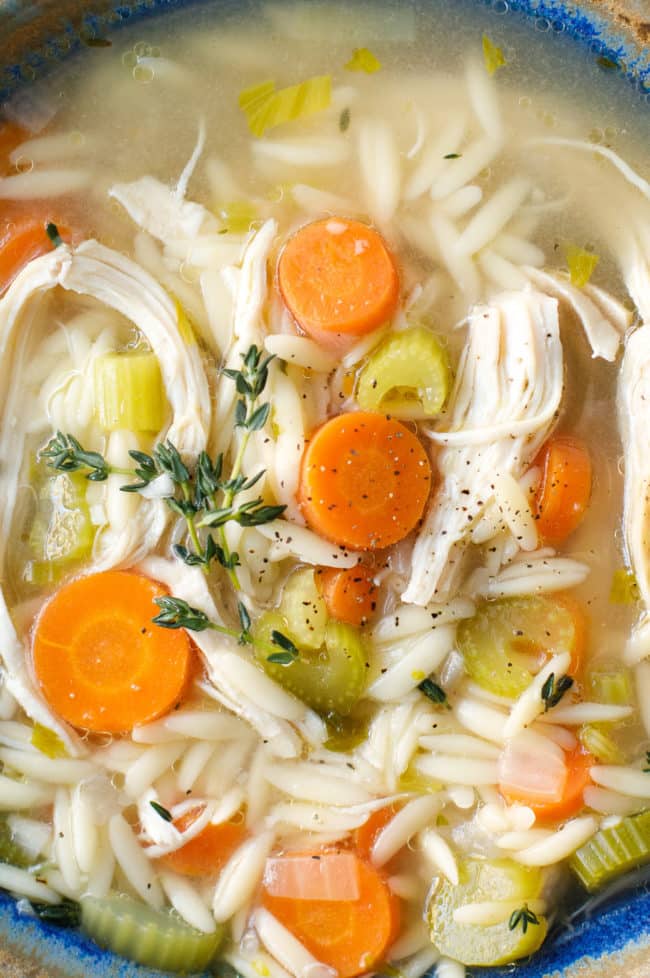 Pressure Cooker Chicken Orzo Soup Recipe - Healthy Chicken 